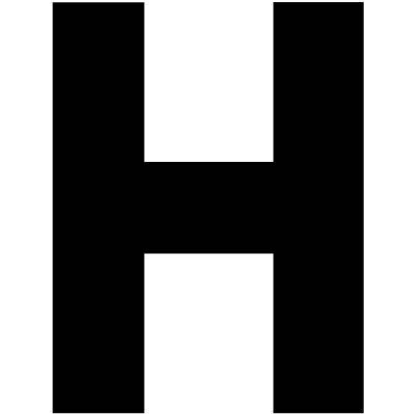 Baseball Alphabet H center Thumbnail