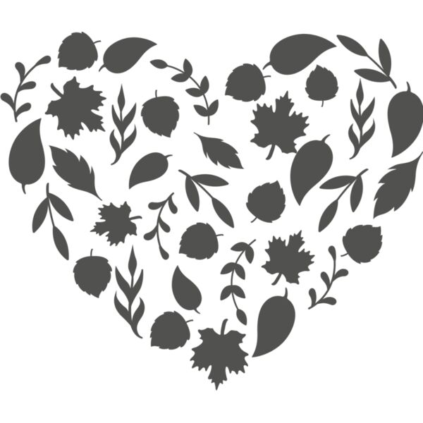Autumn Leaves Heart Thumbnail