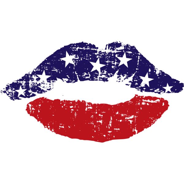 American Flag Lips Thumbnail