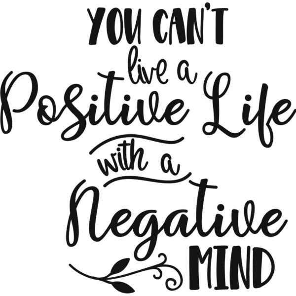 You can t live a positive life with a Thumbnail