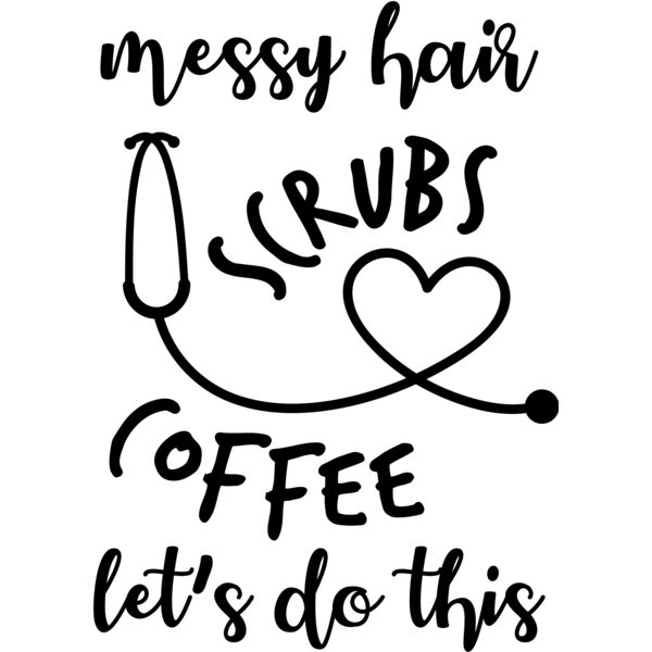 Messy Hair Scrub Coffee let s do this Thumbnail