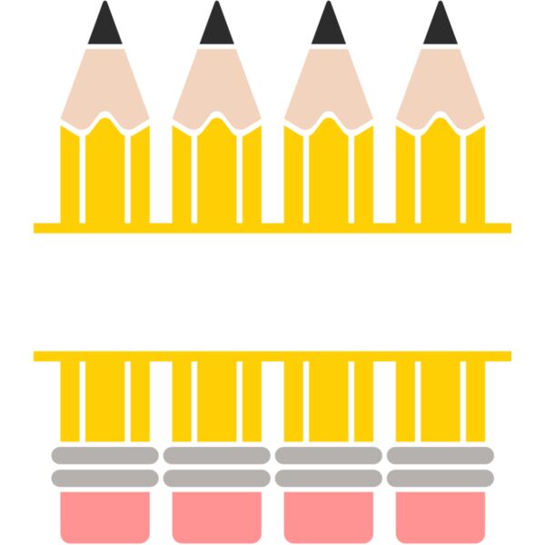 Pencil Monogram split Thumbnail