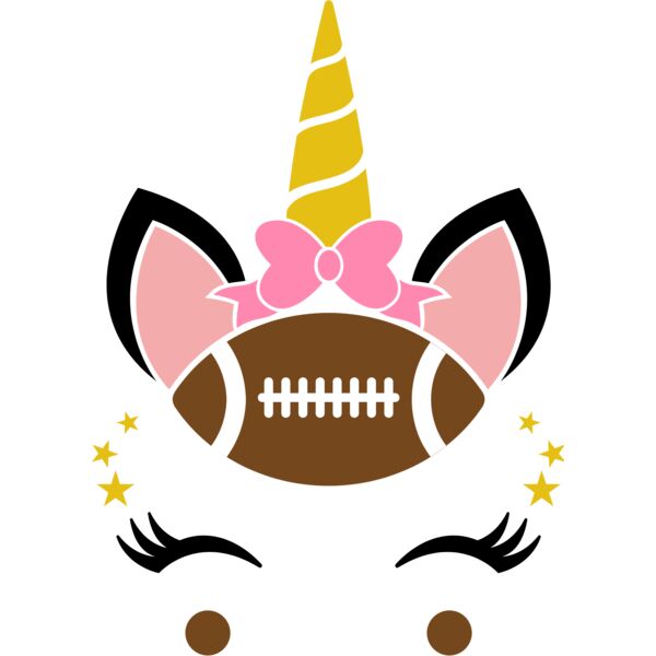 Unicorn Head Football Thumbnail