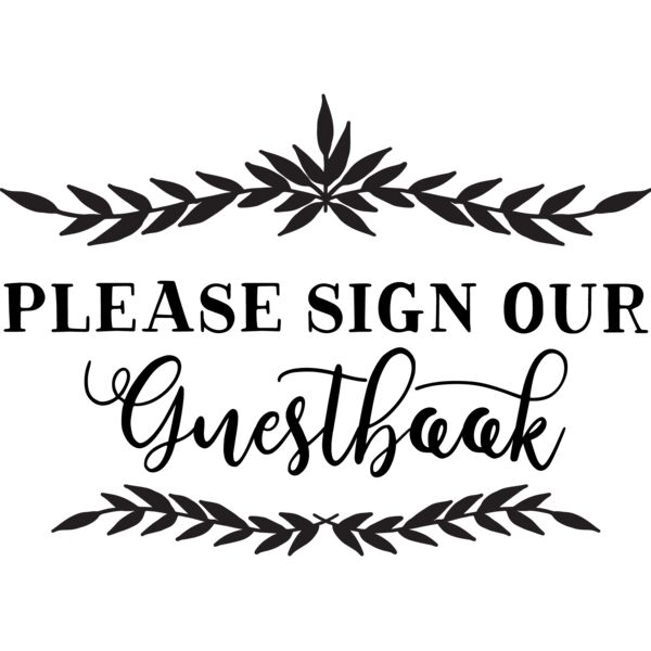 Please sign our guestbook Thumbnail